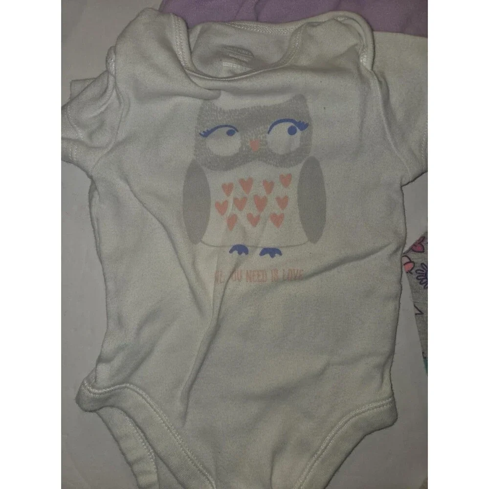 Baby Girl 3-6 Months Clothing Lot 6 Pieces Including Hello Kitty Hoodie